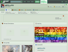 Tablet Screenshot of mrfellatio.deviantart.com