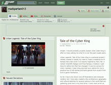 Tablet Screenshot of madspartan013.deviantart.com
