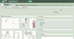 Desktop Screenshot of hony-girl.deviantart.com