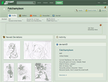 Tablet Screenshot of fatchamyleon.deviantart.com