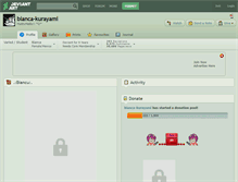 Tablet Screenshot of bianca-kurayami.deviantart.com