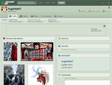 Tablet Screenshot of hugzindot7.deviantart.com