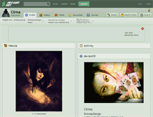 Tablet Screenshot of cirma.deviantart.com