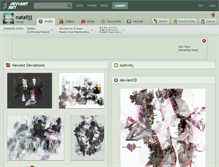 Tablet Screenshot of natalijj.deviantart.com