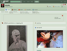 Tablet Screenshot of nesuke.deviantart.com