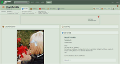 Desktop Screenshot of peachtwinkle.deviantart.com