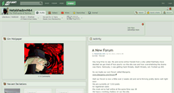 Desktop Screenshot of metalshadown64.deviantart.com