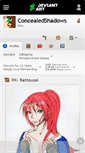 Mobile Screenshot of concealedshadows.deviantart.com