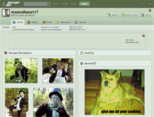 Tablet Screenshot of ansemsreport17.deviantart.com