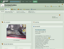 Tablet Screenshot of emoskategoddess.deviantart.com