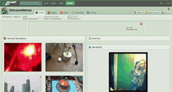 Desktop Screenshot of distressxmistress.deviantart.com