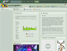 Tablet Screenshot of everythingdigital.deviantart.com