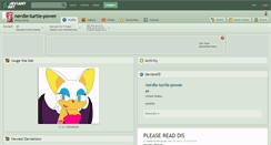 Desktop Screenshot of nerdle-turtle-power.deviantart.com