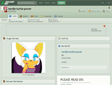 Tablet Screenshot of nerdle-turtle-power.deviantart.com