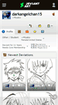 Mobile Screenshot of darkangelchan15.deviantart.com