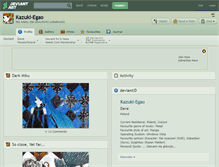 Tablet Screenshot of kazuki-egao.deviantart.com