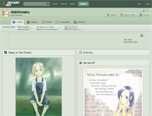 Tablet Screenshot of makihosaku.deviantart.com