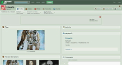 Desktop Screenshot of linearts.deviantart.com