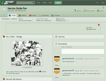 Tablet Screenshot of naruto-zelda-fan.deviantart.com