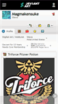 Mobile Screenshot of magmakensuke.deviantart.com