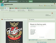 Tablet Screenshot of magmakensuke.deviantart.com
