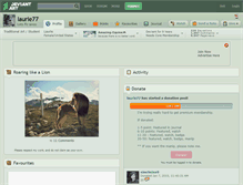 Tablet Screenshot of laurie77.deviantart.com