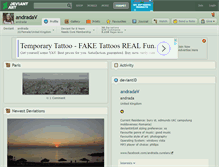 Tablet Screenshot of andradav.deviantart.com