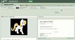 Desktop Screenshot of catholic-deviant.deviantart.com