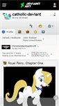 Mobile Screenshot of catholic-deviant.deviantart.com