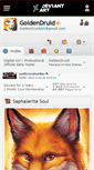 Mobile Screenshot of goldendruid.deviantart.com
