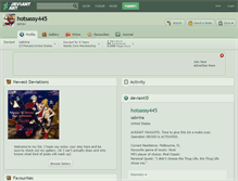 Tablet Screenshot of hotsassy445.deviantart.com