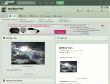 Tablet Screenshot of davidlee1965.deviantart.com