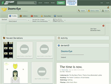 Tablet Screenshot of dooms-eye.deviantart.com