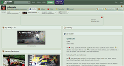 Desktop Screenshot of lydiascats.deviantart.com