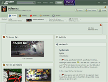 Tablet Screenshot of lydiascats.deviantart.com