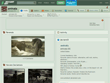 Tablet Screenshot of aminata.deviantart.com