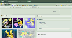 Desktop Screenshot of jirachi-club.deviantart.com