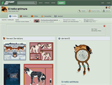 Tablet Screenshot of ki-neko-animura.deviantart.com