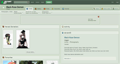 Desktop Screenshot of black-rose-demon.deviantart.com