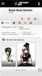 Mobile Screenshot of black-rose-demon.deviantart.com