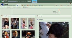 Desktop Screenshot of c4ppi3.deviantart.com