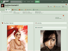 Tablet Screenshot of kushina-uzumaki-ii.deviantart.com