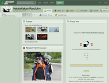 Tablet Screenshot of hatakekakashifanclub.deviantart.com