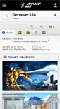 Mobile Screenshot of geniever356.deviantart.com