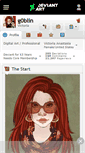Mobile Screenshot of g0blin.deviantart.com