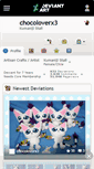 Mobile Screenshot of chocoloverx3.deviantart.com