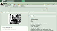 Desktop Screenshot of negullah.deviantart.com