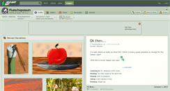 Desktop Screenshot of plueschopossum.deviantart.com