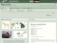 Tablet Screenshot of love-fluffy.deviantart.com