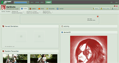 Desktop Screenshot of maridutra.deviantart.com